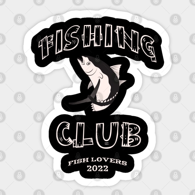 Fishing club Sticker by petit-creativ